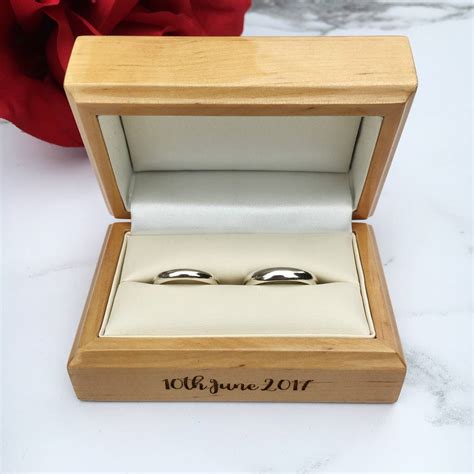 designer wedding ring box
